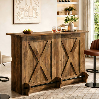 Bar Home avec tablettes à 2 niveaux