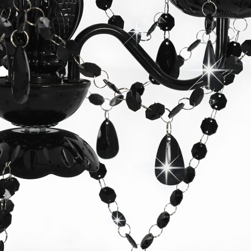 Espinal 3 - Light Crystal Chandelier, Black