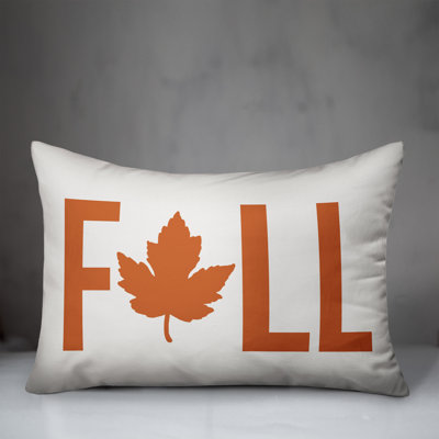  Fall Leaf Lumbar Pillow