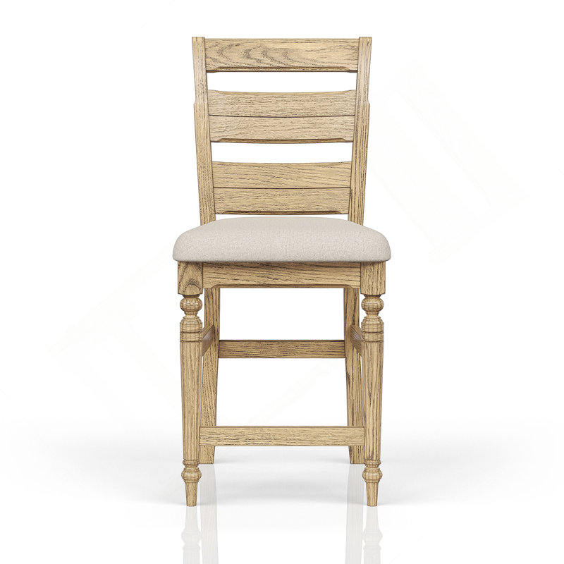 Tabouret de comptoir échelle Ladder - finition caramel