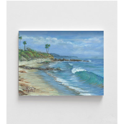 «Laguna Palms Table Rock» par William Thompson, art mural de la Californie, impression de Laguna Beach Decor, affiche de la Californie, décor de maison de plage