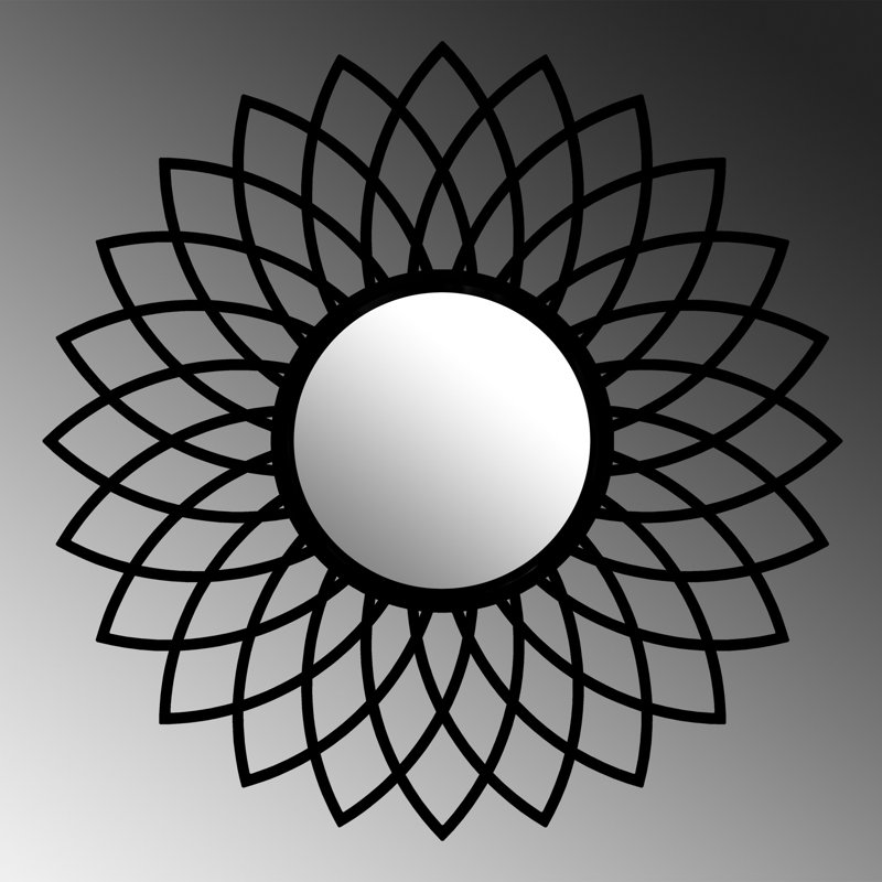 Metal Flat Wall Mirror
