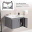 Meuble-lavabo 24 po Gollahon avec surface en céramique