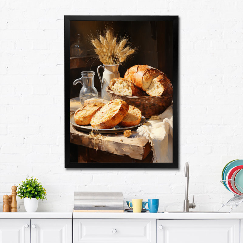 Tellson Food Pains A Rustic I, Cadre photo noir, H 44 po x l 34 po x P 1,5 po