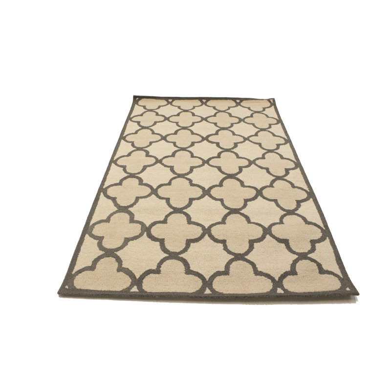 Multicolored Trellis 5X8 Hand-Tufted Modern Rug