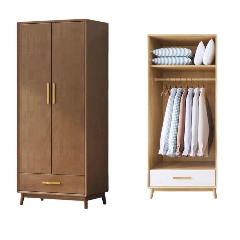 Modern Simple Wardrobe, Walnut