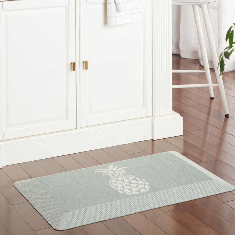 Tapis de cuisine Martha Anoha, Rectangle 19,6 po x 32 po, Vert menthe