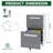 3-drawer All-steel Mobile File Cabinet With Lock, 110lbs/drawer Capacity, Anti-tip Design & Smooth-rolling Casters For Office/home, Fully Assembled