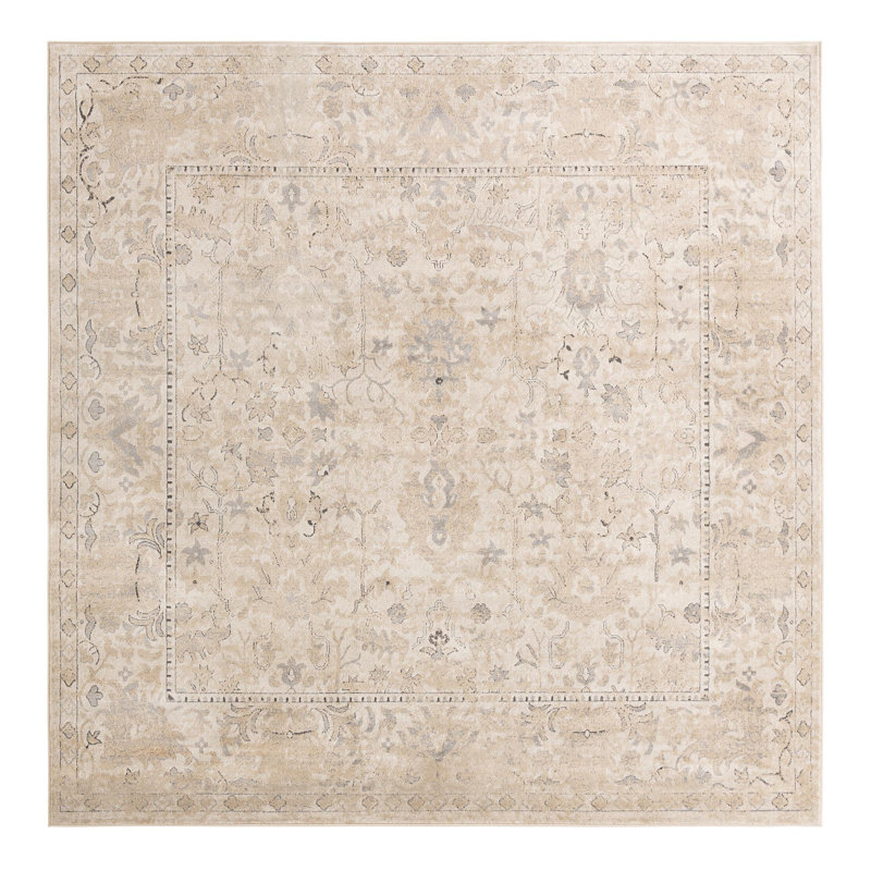 Tapis ivoire Singleton, Carré 10 pi
