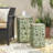 Patio Intricate Carved Accent Table - Metal Side Table, Multi-Functional End Table for Outdoor, Living Room, Bedroom & Entryway Decor-201526517