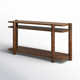 Hepburn 3 Shelf Wood Console Table