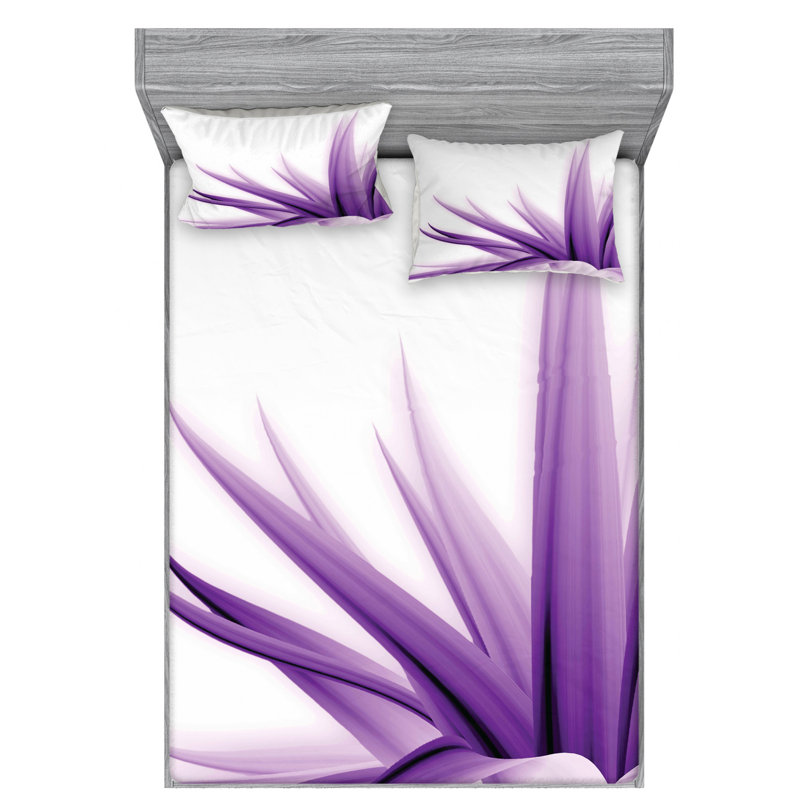 Microfiber Sheet Set, Queen Sheet Set with 2 Pillowcases
