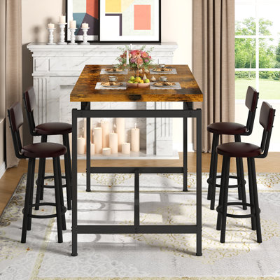 Howey 4 - Person Four Leg Dining Set