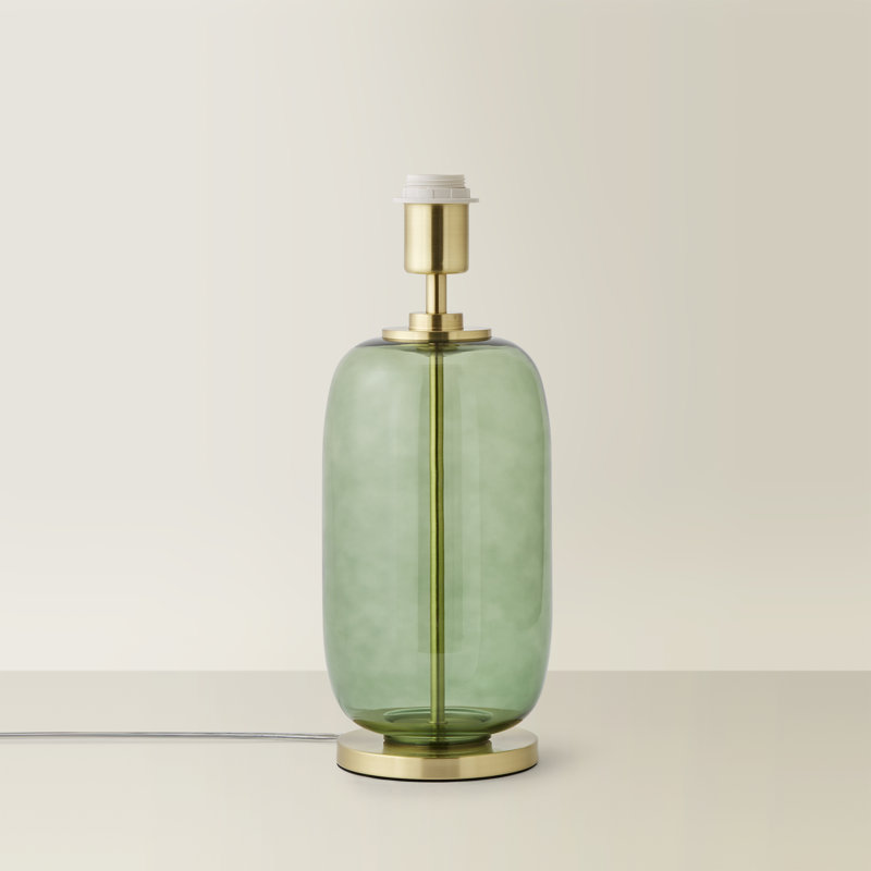 Remko Glass Table Lamp, Green