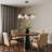  8 - Light Large Dimmable Wagon Wheel Chandelier