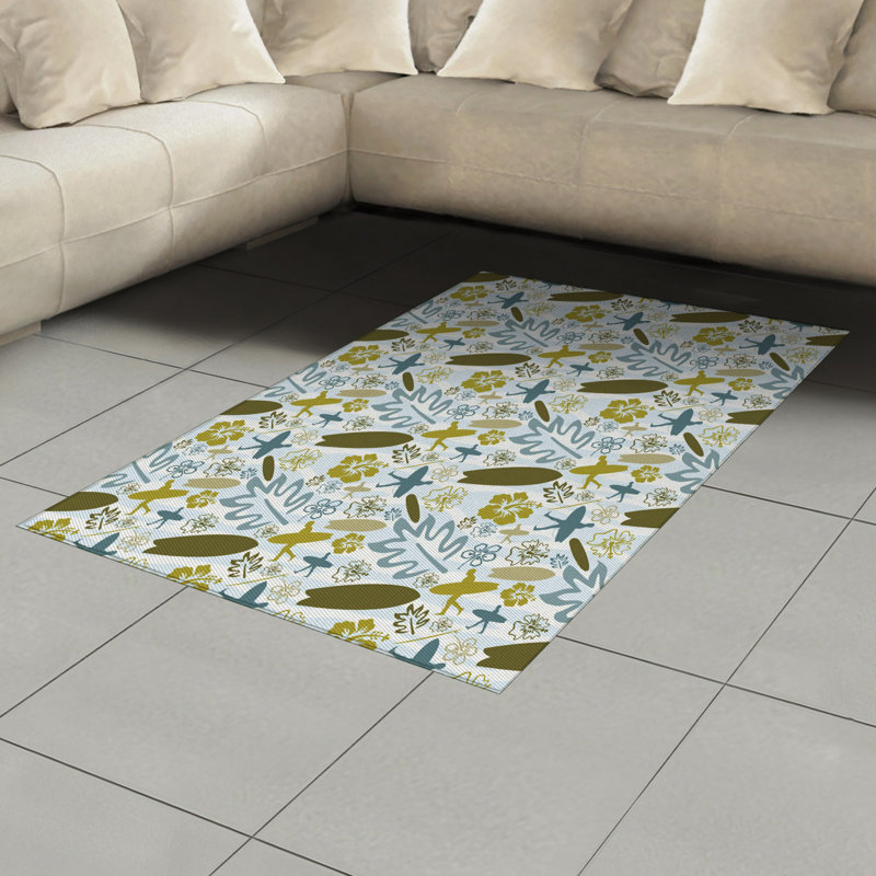 Tapis décoratif Luau, Rectangle 2'7" x 5'