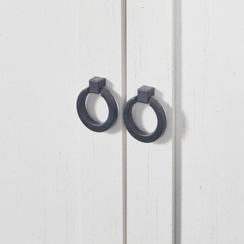 Armoire d'appoint à 4 portes avec tiroir Aabia, Brun