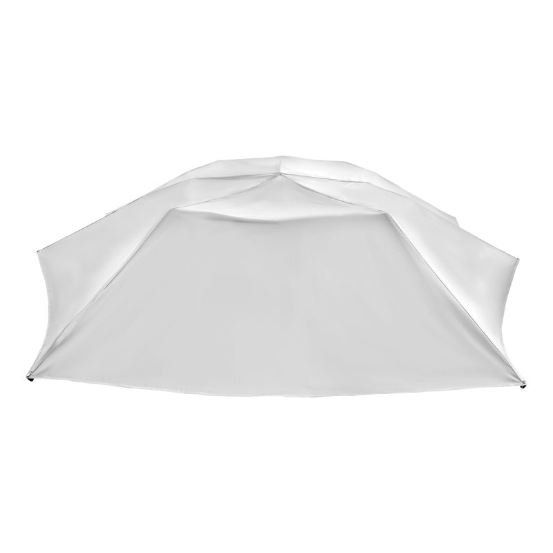 Semi-Automatic Removable Carport Folding Portable Car Protection Waterproof, Sunproof, Uv Protection Cover, Gray