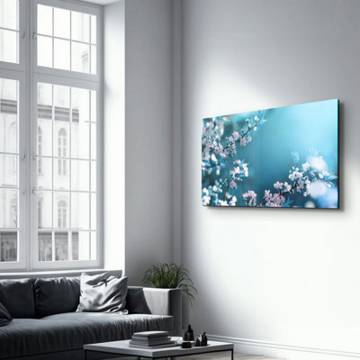 Elegant Tempered Glass Wall Art Painting, 13.8 x 21.7 inches | 100% Tempered Glass, Thickness: 0.16 inches | UV Printed for Vibrant Colors | Perfect for Home Decor, Living Room, & Office Spaces