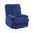 Luxurious Velvet Reclining Chair with Tufted Back and Pillowtop Arms, Perfect for Modern Living Rooms.-101535877