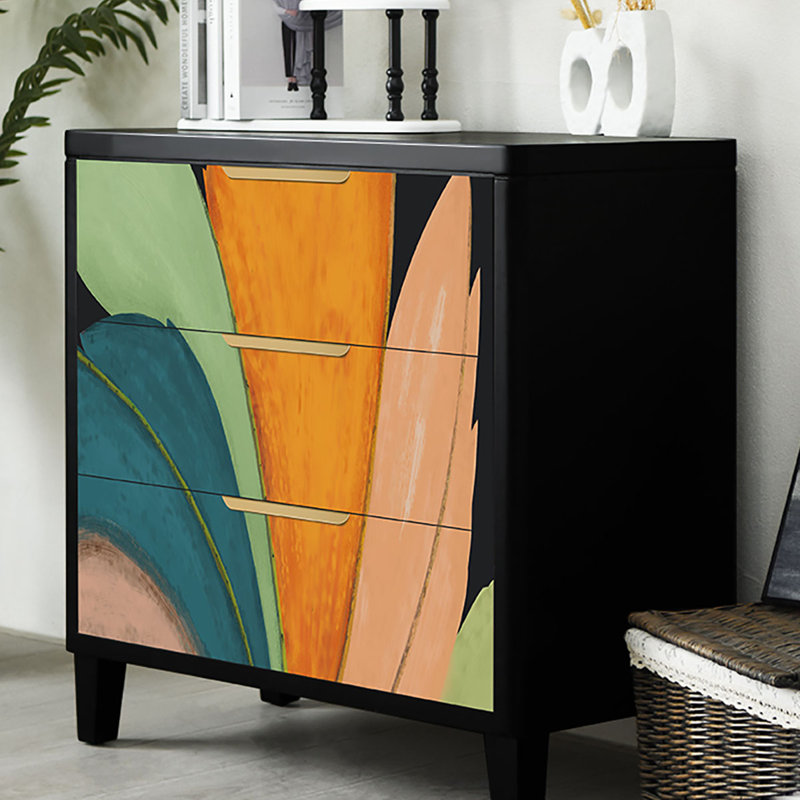 Simple Painted Decorative Cabinet