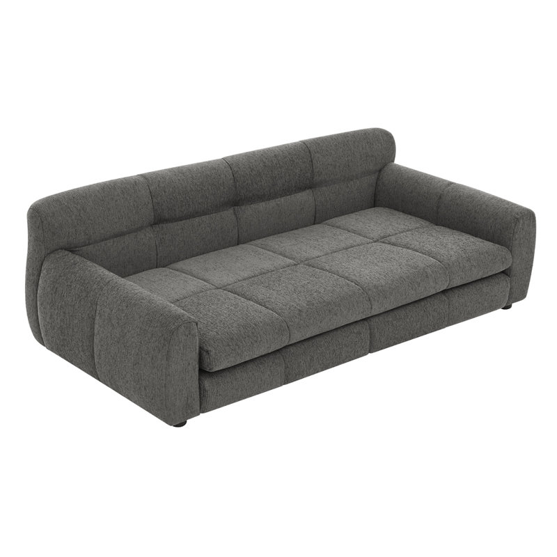 Soft And Comfortable Pet Sofa With Backrest And Armrests, Featuring A Modern Rectangular Design Suitable For Big-Sized Dogs.