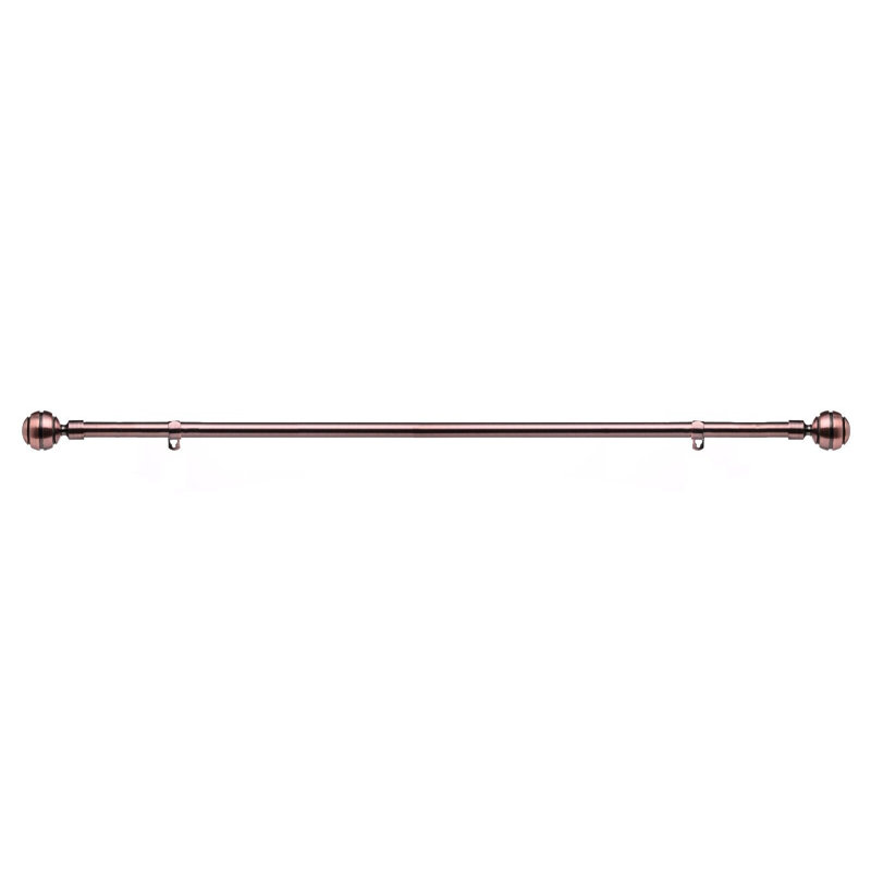 Ragsdale "19 mm Extendable Metal Curtain Poles ", 6cm H x 320cm W x 10cm D, Antique Copper