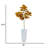 87.5'' Faux Maple Tree in Pot