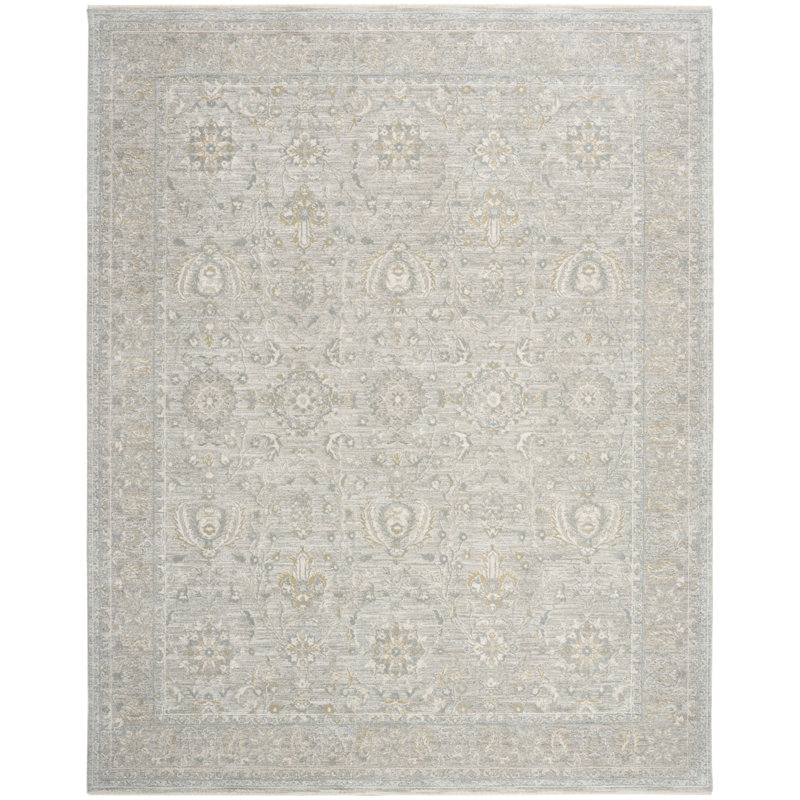  Envy 7'10" x 10'2" Grey Vintage Indoor Rug, Rectangle 7'10" x 10'2"