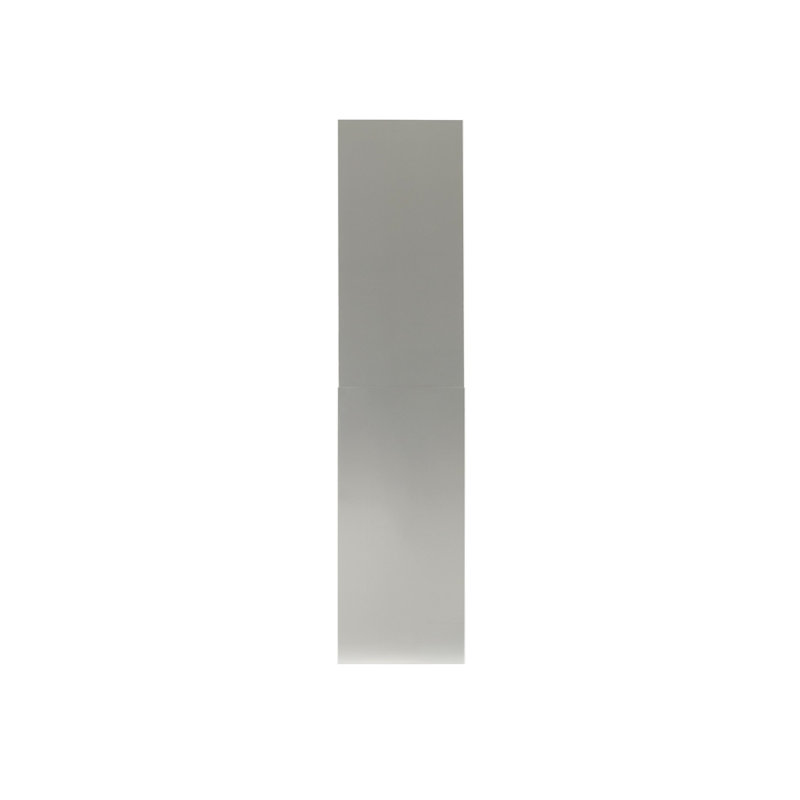 Couvercle de conduit de hotte de cheminée, H 72 po x l 14 po x P 14 po