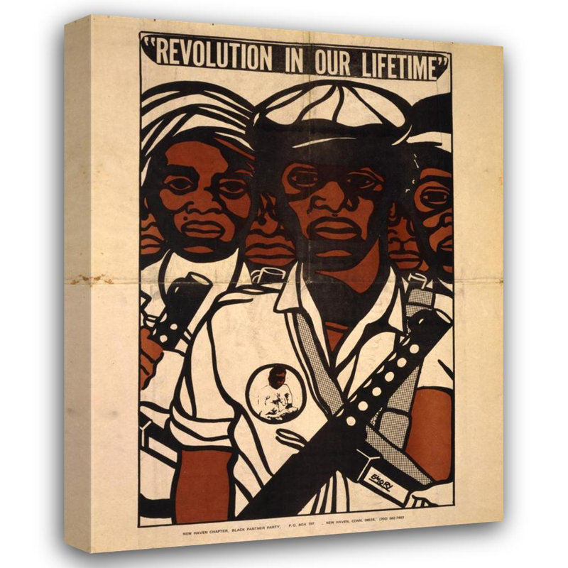 «Revolution in Our Lifetime» par MuseumPrints - Art mural sur toile tendue avec châssis, H 18 po x l 14 po