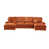 Chenille orange est en rupture de stock