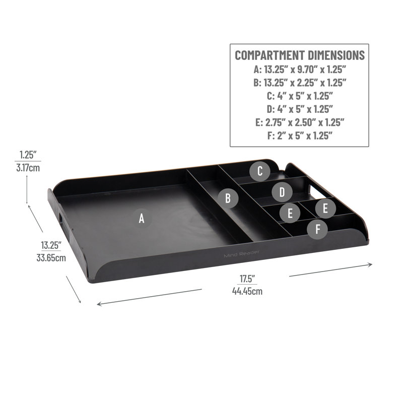Compact Black Coffee Pod Organizer Tray for Countertop Use