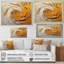 Reproduction d'art sur toile, "Golden Lemon Zest Spiral"-95868545-95868546