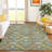 Machine Washable Indoor/Outdoor Chantille ACN2544 Damask Rug-373422671-373422656
