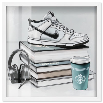The Absolute Essentials Shadowbox Print Sneaker Wall Art by Art Remedy