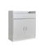 Novara 2 Door 1 Drawer Hallway Shoe Storage Cabinet-1667238804