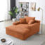 Chaise longue 64 po x 46 po pour canapé-lit rembourré surdimensionné pour l'intérieur, canapé-lit, chaises de lecture, coussins moelleux en fausse fourrure pour canapé de salon-1944747856