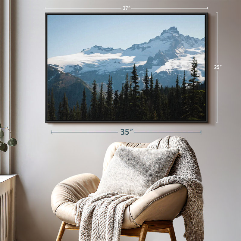 «Mt. Rainier Summit Wall Art», H 37 po x l 25 po