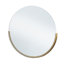 Miroir mural en bois doré avec cadre mince-1116474738
