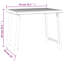 Maegon Rectangular Outdoor with Umbrella Hole Camping Table - 79 cm W 56 cm D-936322372