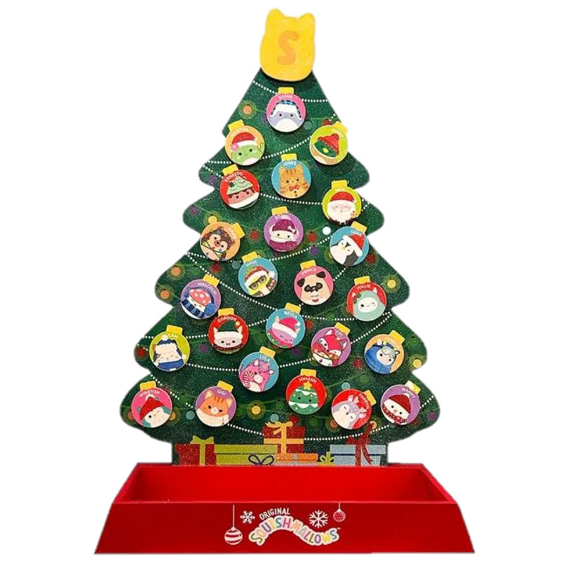 Kurt Adler Squishmallows Character Advent Calendar, Christmas Tree