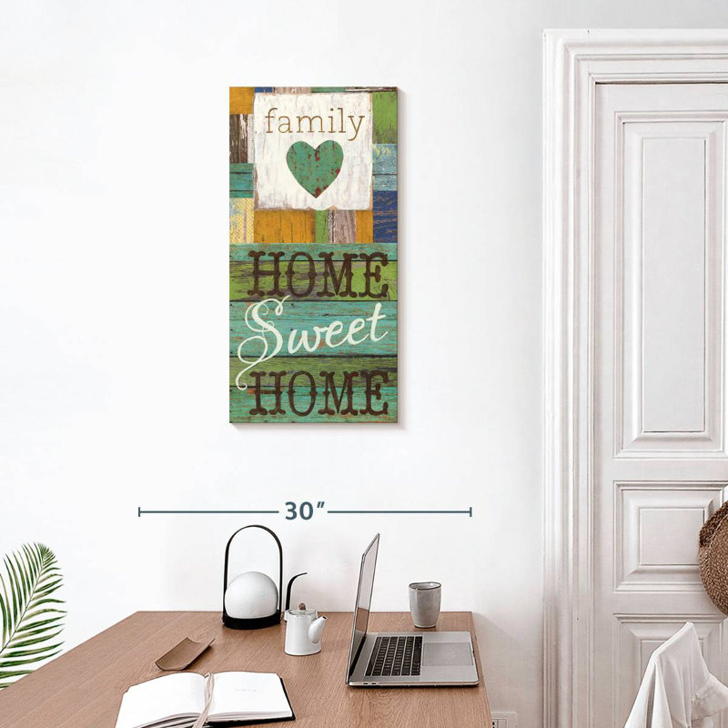Plaque murale Sweet Home, H 30 po x l 15 po