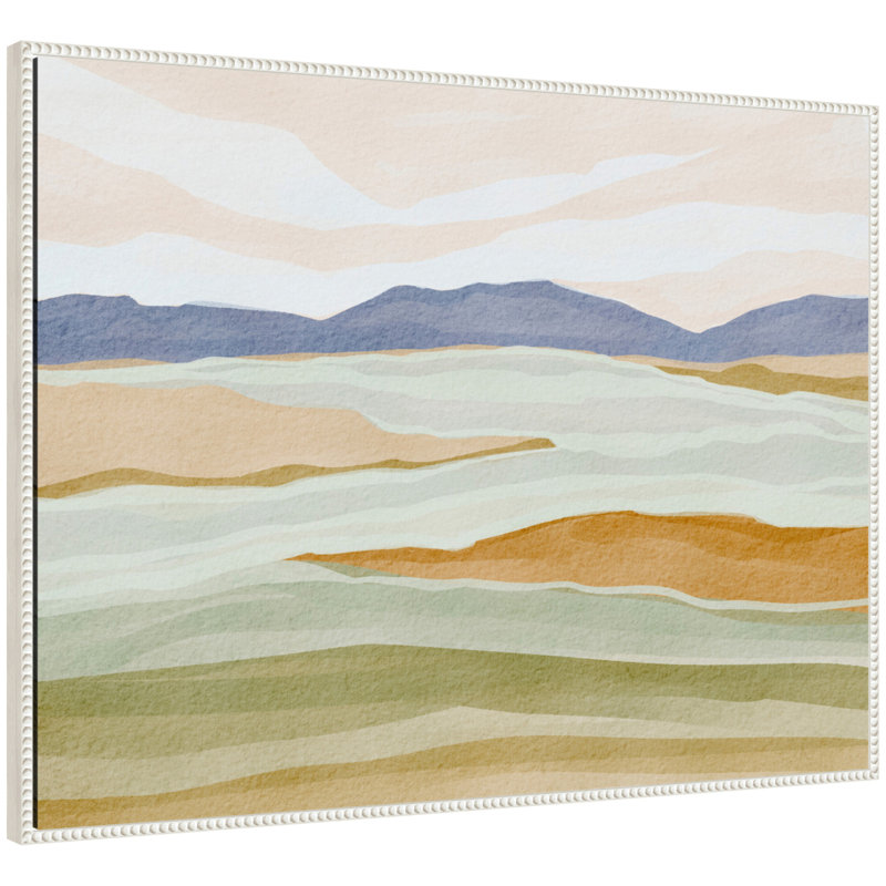 «Dreamy Hillscape» par Nikita Jariwala, reproduction d'art sur toile encadrée