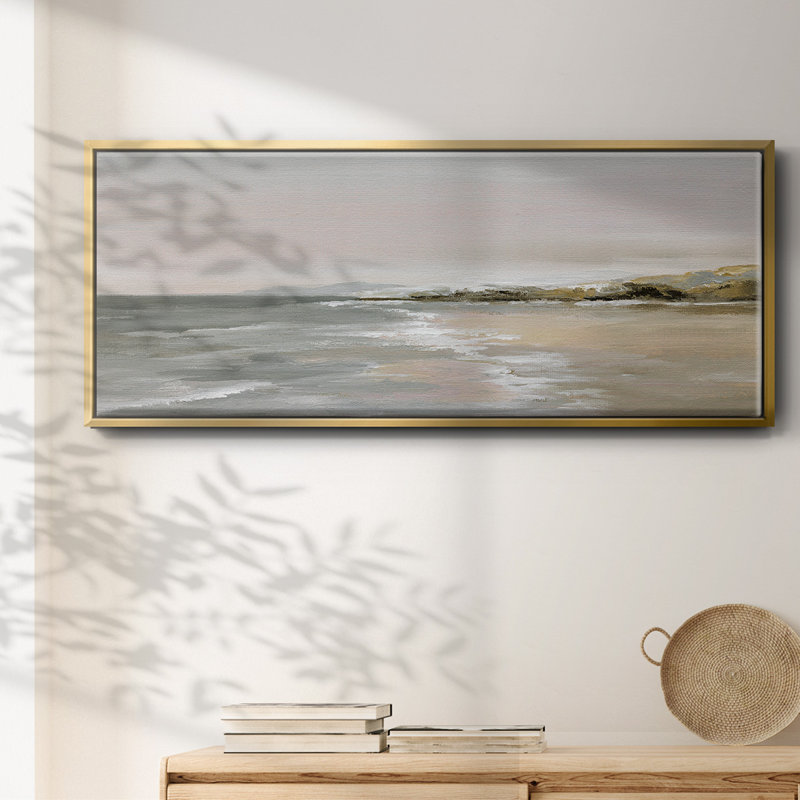 New Shore - Toile encadrée, H 12 po x l 30 po