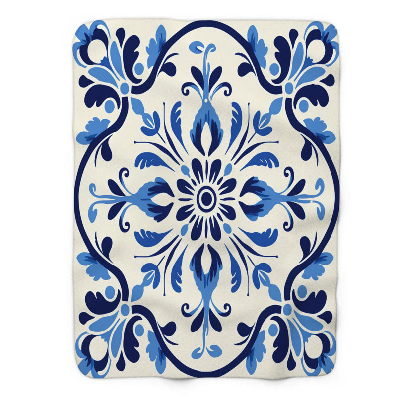 Couverture portugaise en sherpa de qualité supérieure 1 pièce, L 60 po x L 80 po