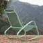 Chaise berçante de patio Bissett