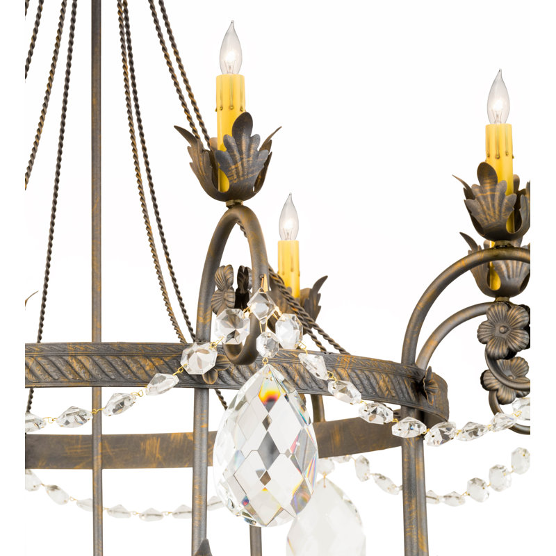 Lustre empire 8 lumières Pine Lake