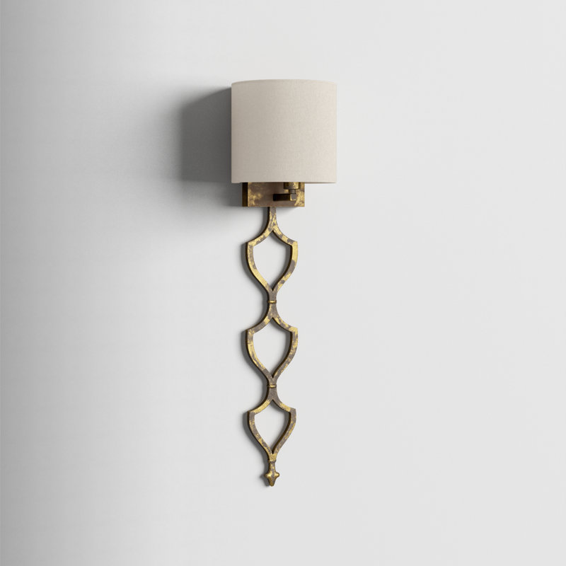 Audrienne Kenzie 1 - Light Dimmable Gold/Gray Wallchiere