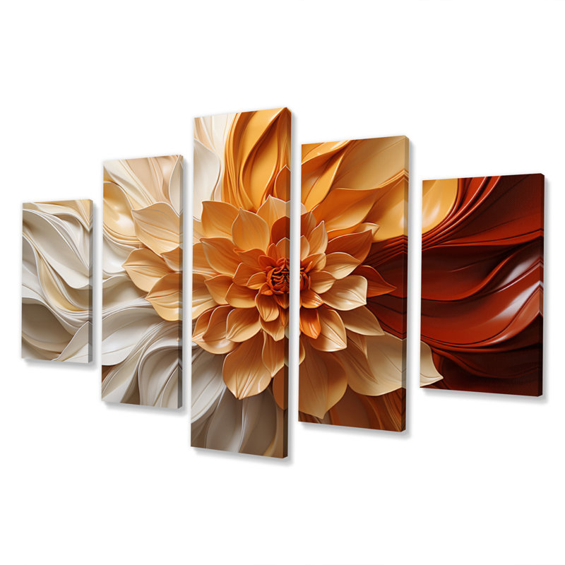 " Sunlit Spiral " 5 - Pieces
